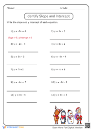 40 Slope Intercept Form Worksheets 2024