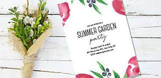 14 Garden Party Invitation Designs