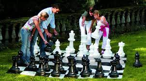 Rolly Giant Chess Set 2ft Garden