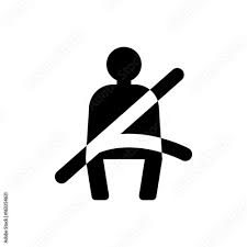The Seat Belt Icon Safety Belt Symbol