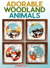 3d Woodland Animals Mix Match