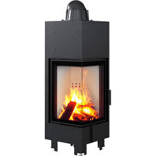Steel Fireplace Mbn Left 10 Kw Ø 200
