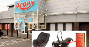 Argos Recalls Three Baby Seat Models