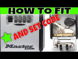 How To Fit A Key Safe Box Masterlock