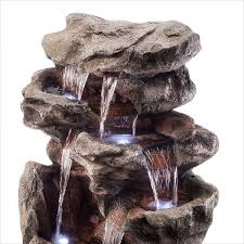 5 Tier Rainforest Rock Water Fountain