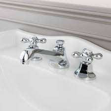 Randolph Morris Deco Widespread Bathroom Sink Faucet Metal Cross Handles Rmb616mc Cp Chrome