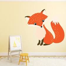 Red Fox Nursery Wall Decal Sticker Ws