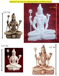 6 2 Tall Lord Shiva Statue In Lotus