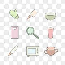 Kitchen Cute Icon Png Vector Psd And