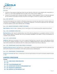 Lancaster County Subdivision Regulations