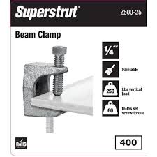strut beam clamp silver z500