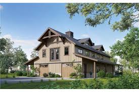 Barn Style Home Plan 2 Bedrms 2 5