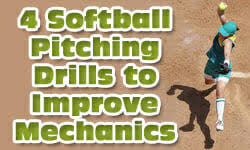 4 softball pitching drills to improve