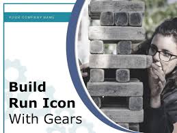 Build Run Icon With Gears Management