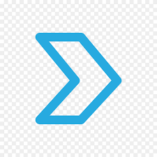 Arrow Icon In Blue Color On Transpa