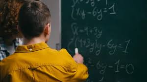 Chalkboard Equation Stock Footage