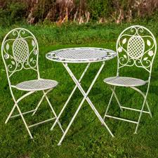 2 Seater Metal Round Bistro Set