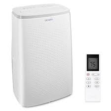 Edendirect 10 800 Btu Portable Air Conditioner Cools 320 Sq Ft With Dehumidifier And 2 Fan Sds In White