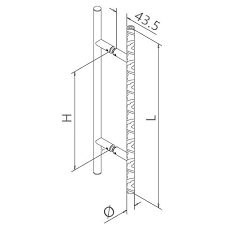 Guardsman Handle Sauna Door