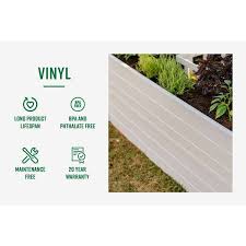 Vinyl Raised Garden Bed