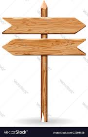 Wooden Arrow Signs Board Set Wood