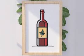Red Wine Bottle Icon Clip Art Png