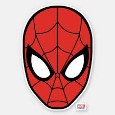 Spider Man Head Icon Sticker Zazzle