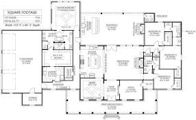 Ranch Floor Plan 4 Bedrms 3 5 Baths