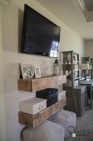 Diy Media Shelves Free Plans