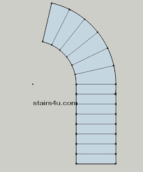 Strait Stairs With Curved Top Design
