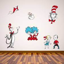 Cat In The Hat Wall Sticker Set