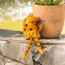 Metal Frog Sculptures