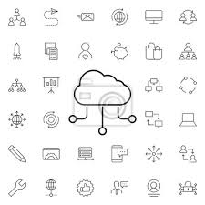 Cloud Storage Icon Universal Set Of