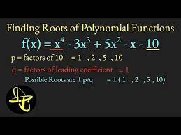 Finding Roots Of Polynomial Functions
