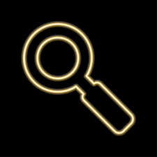 Loupe Search Or Magnifying Linear Icon
