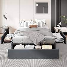 Hoomic Full Size Platform Bed Frame