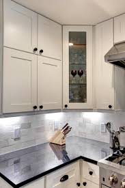 Glass Door Corner Cabinet