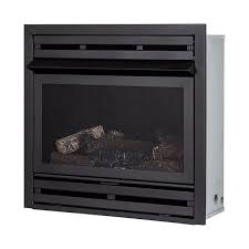 Pleasant Hearth 28 In Zero Clearance Firebox With Ng Gas Log Insert