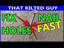 Fix Small Nail Holes In Walls Fast And