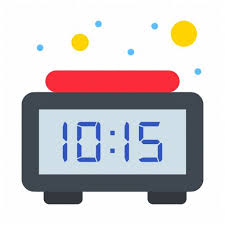 Alarm Clock Digital Time Icon