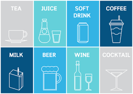 Vector Icon Set Of Drinks And Beverages