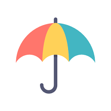 Rain Summer Sun Umbrella Icon Free