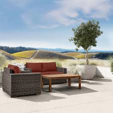 All Weather Outdoor Wicker Sofa Sets