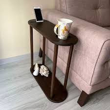 Narrow End Tables Slim Side Table Sofa