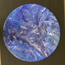 18 Lazy Susan Turntable Acrylic Pour