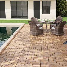 Btmway 1 Ft X 1 Ft Acacia Wood