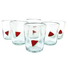 Drinking Glass Icon Watermelon Lowball