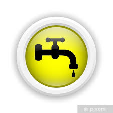 Wall Mural Water Tap Icon Pixers Uk
