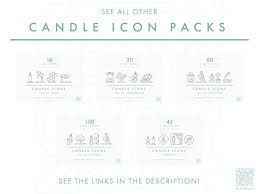 Soy Wax Candle Making Line Icon Svg