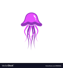 Jelly Fish Icon Design Royalty Free